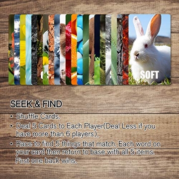 ORIENTAL CHERRY Seek and Find Card Game for Children