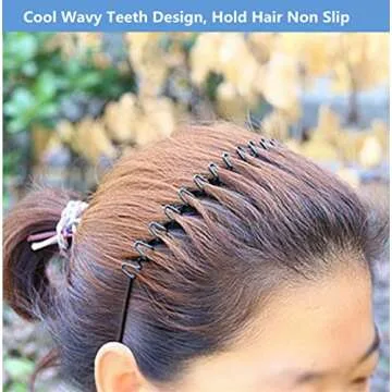 Stylish bodbop XINGZHE Metal Hair Band - Unisex Headband Set