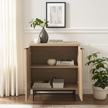 Stylish Walker Edison Fluted-Door Accent Cabinet 32 Inch