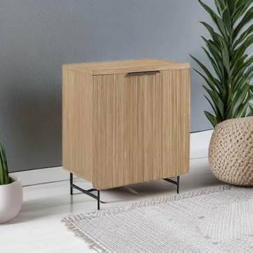 Stylish Walker Edison Fluted-Door Accent Cabinet 32 Inch