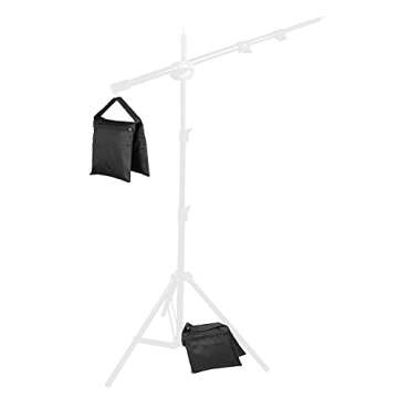 JULIUS STUDIO [6PACK] Heavy Duty Weight Sandbags for Light Stand Tripod, Photo Video Studio, JSAG254