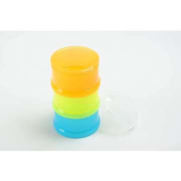 ZoLi SUMO 3-tier Snack Stack Containers - Safe & Stylish