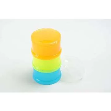 ZoLi SUMO 3-tier Snack Stack Containers - Safe & Stylish