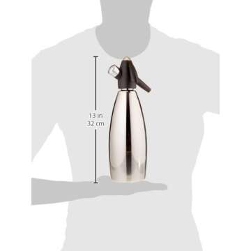 iSi Stainless Steel Soda Siphon - Sparkling Drinks Anytime