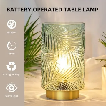 Battery Operated Table Lamp for Stylish Home Decor