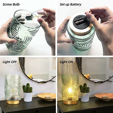 Battery Operated Table Lamp for Stylish Home Decor