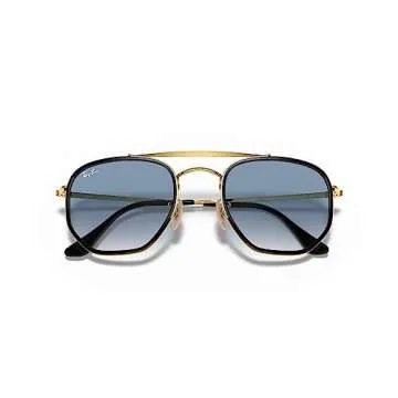 Ray-Ban Marshall II Hexagonal Sunglasses - Gold Gradient