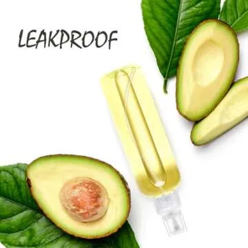 Spray Bottles, 8.5oz/250ml Plastic Spray Bottles, Clear Empty Fine Mist with Cap for Essential Oils, Perfumes, Refillable Liquid Containers (3 Pack)