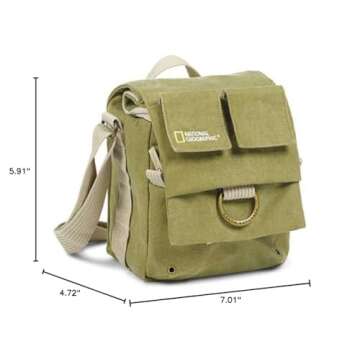 National Geographic Earth Explorer Mall Shoulder Bag Green