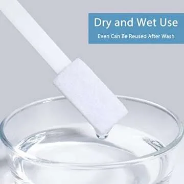 Lumkew 40Pcs Disposable Crevice Cleaning Brushes for All Spaces