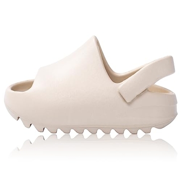 Erhuoxz Toddler Little Kids Slides Sandals - Lightweight Anti-Slip Summer Footwear