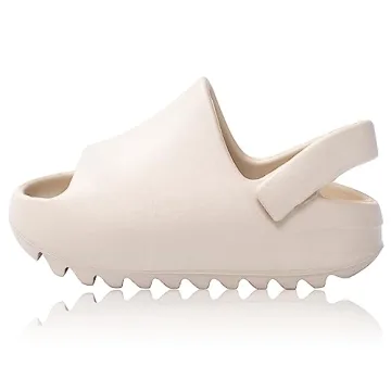 Erhuoxz Toddler Little Kids Slides Sandals - Lightweight Anti-Slip Summer Footwear