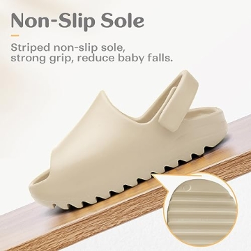 Erhuoxz Kids Summer Slides - Lightweight & Anti-Slip Sandals