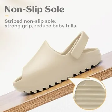 Erhuoxz Kids Summer Slides - Lightweight & Anti-Slip Sandals