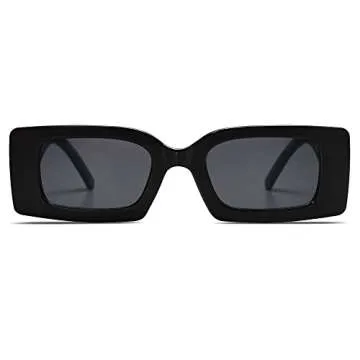 Allarallvr Y2K Rectangle Sunglasses for Women Vintage Trendy 90S Gafas De Sol Para Mujer Sun Glasses AR82074