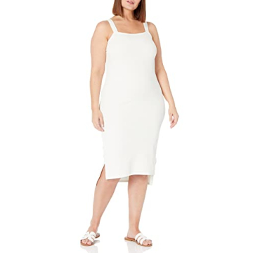 The Drop Women's Amelia Square Neck Strappy Midi Dress