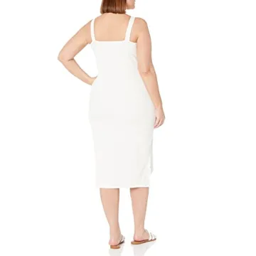 The Drop Women's Amelia Square Neck Strappy Midi Dress