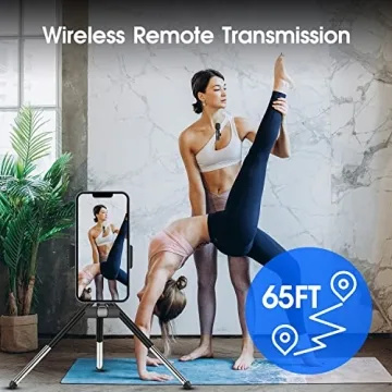 Kdewere Wireless Lavalier Microphone Bundle for iPhone