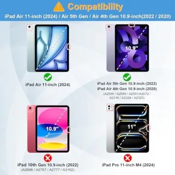 Fintie Hybrid Slim Case for iPad Air - Stylish & Durable