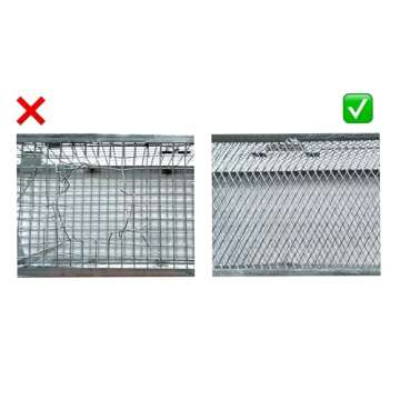 Quality Live Animal Humane Trap Catch and Release Rat Mouse Chipmunk Mice Voles Hamsters Rodents - Voles Squirrel and Similar Sized Pets Safe and Effective | Size Medium
