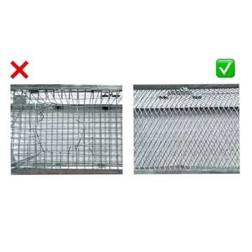 Quality Live Animal Humane Trap Catch and Release Rat Mouse Chipmunk Mice Voles Hamsters Rodents - Voles Squirrel and Similar Sized Pets Safe and Effective | Size Medium