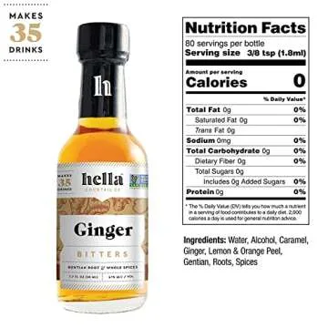 Hella Cocktail Co. 5-Pack Bitters Set for Craft Cocktails