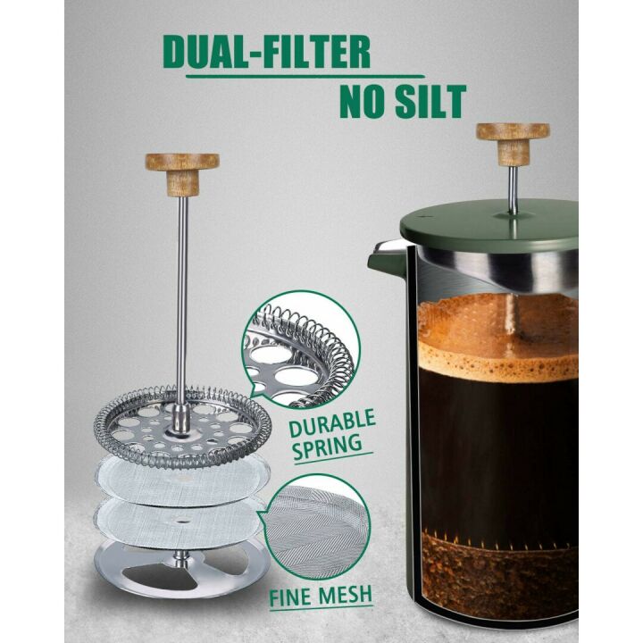Buy POLIVIAR French Press Coffee Maker - 34 oz