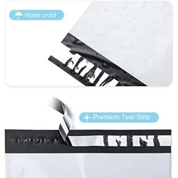 Immuson 14.5"x19" Poly Mailers - 500 Pack Self Sealing