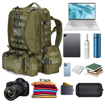 Military Tactical Backpack | 40-50L Molle System Rucksack