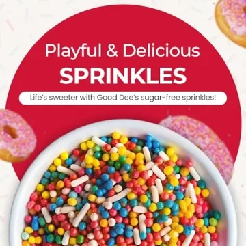 Keto Rainbow Sprinkles Sugar-Free Low Carb Gluten-Free