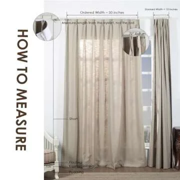 Isabella Custom Linen Textured Cotton Curtain Custom Made