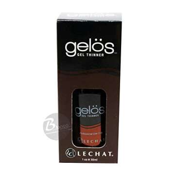 Gelos Soak-Off Gel, Gel Polish, UV Gel Thinner for Shellac Gel, Gelish, Perfect Match Gel ... 1 Oz (30 ml) Bottle with Dropper by LG
