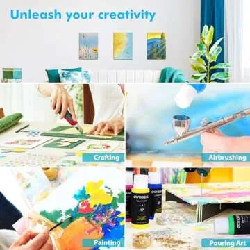 GOTIDEAL Canvas Boards for Painting - Set of 8 Gesso Primed