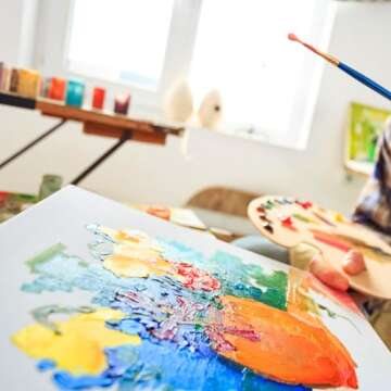 GOTIDEAL Canvas Boards for Painting, 8x10 inch Set of 8, Gesso Primed White Blank Canvases for Painting - 100% Cotton Art Supplies Canvas Panel for Acrylic Paint, Pouring, Oil Paint