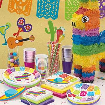 Premium Rainbow Cardstock Burro 3D Pinata - Party Fun for All Ages