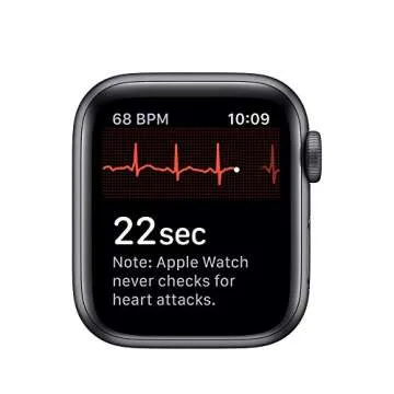Apple Watch Series 5 (GPS + Cellular, 44mm) - Space Gray Aluminum Case with Black Sport Band