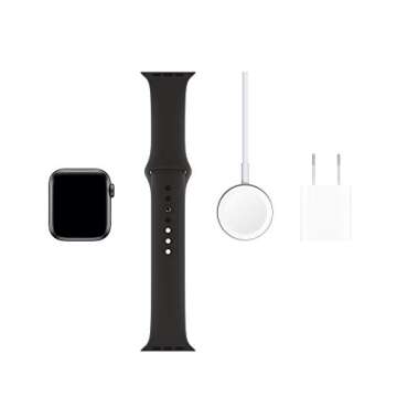 Apple Watch Series 5 (GPS + Cellular, 44mm) - Space Gray Aluminum Case with Black Sport Band