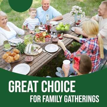 Stylish Disposable Serving Bowls Pack of 6, 32 Oz