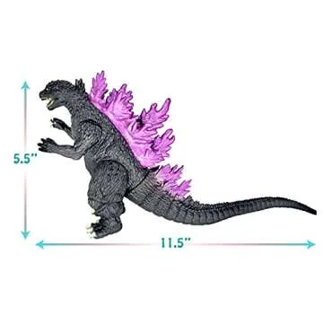 TwCare Godzilla Toy Action Figure: King of The Monsters, 2020 Movie Series Movable Joints Soft Vinyl, Carry Bag