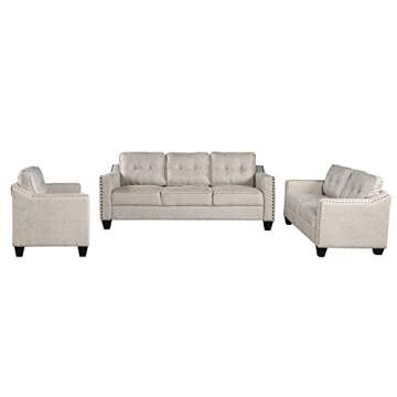 3-Piece Mid-Century Modern Sofa Set for Stylish Comfort