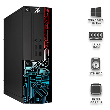 TechMagnet Premium Gaming Desktop PC with Dual Monitors & RGB Gadgets