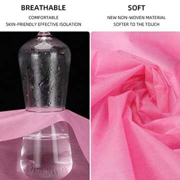 Luxury 100 PCS Disposable Massage Table Sheets - Premium Non-Woven SPA Bed Covers