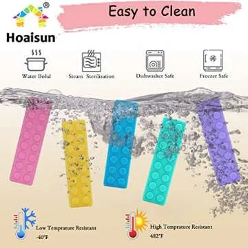 Chew Necklaces for Sensory Kids, Chewy Necklace Sensory Bundle for Boys and Girls with Chewing, Teething, Biting, ADHD, Autism, Silicone Oral Motor Chew Teether Fidget Toys for Adults 5 Pack