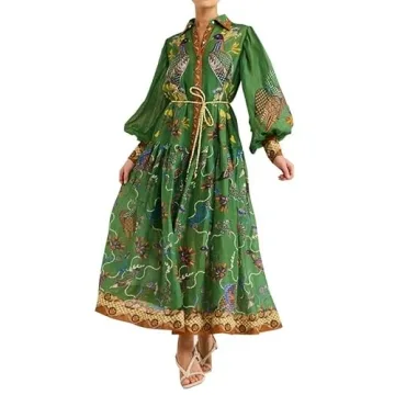 Rainbow Maxi Dress for Women - Flowy Wedding Guest Dress