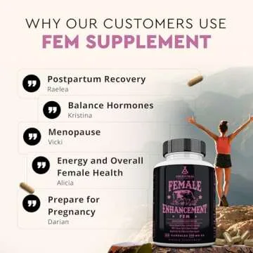 Ancestral Supplements Grass Fed FEM Liver Supplement for Women with Collagen, CoQ10, Vitamin B12, Joint Support Bone Marrow Capsules for Energy, Immunity, Pasture Raised, NonGMO, 500mg Each, 180 Count