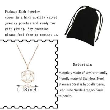 Dungeons and Dragons Necklace RPG Dice Game Gift Dungeon Master Inspired Earrings Keychain Dungeon M...