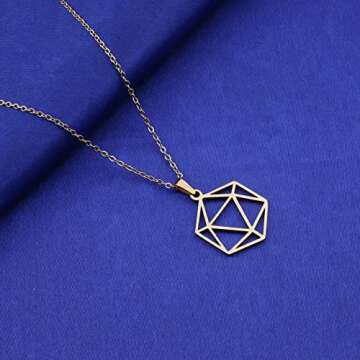 Dungeons and Dragons RPG Necklace & Gift Set for Gamers