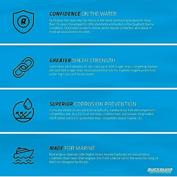 Quicksilver Premium 2-Stroke Engine Oil for Ultimate Performance