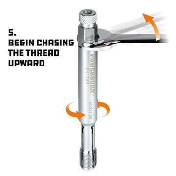 Powerbuilt 641148 12mm Back-Tap Thread Repair Tool