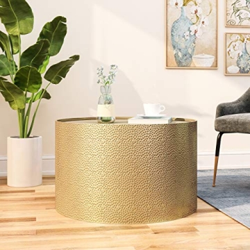 Christopher Knight Home Rache Modern Hammered Coffee Table